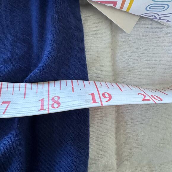 LULAROE Womens Dress Small Blue Red Carly Color Block Jersey Knit Casual Midi - Picture 9 of 11